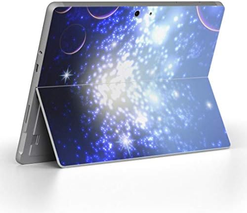 Декларална покривка на igsticker за Microsoft Surface Go/Go 2 Ultra Thin Protective Tode Skins Skins 002208 Space Planet Green