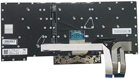 Оригинална тастатура со позадинско осветлување на лаптопот за Lenovo ThinkPad P1 X1 Екстремната тастатура за лаптоп 1-ви генерал 1YU756