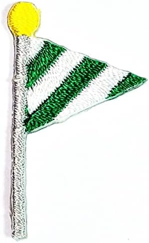Кленплус 3 парчиња. Мини Знаме Зелено Железо На Закрпи Спортско Знаме Цртан Филм Детски Моден Стил Везен Мотив Апликација Декорација