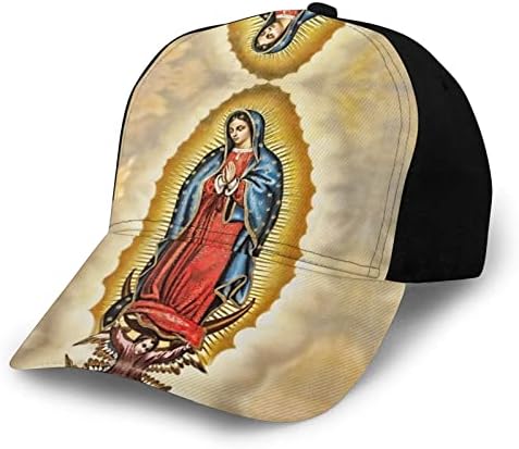 Дева Марија Богородица на Гвадалупе Бејзбол капа прилагодлива сендвич капа обична капа тато капа капа за мажи жени