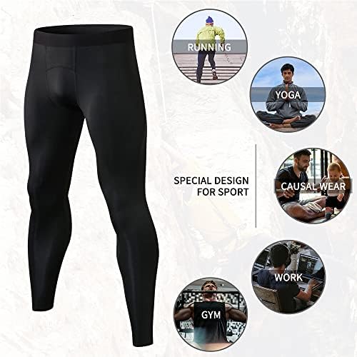 Панталони за компресија Cargfm за мажи кошарка Хелеги, јога, кои трчаат спортски тренинг, базел