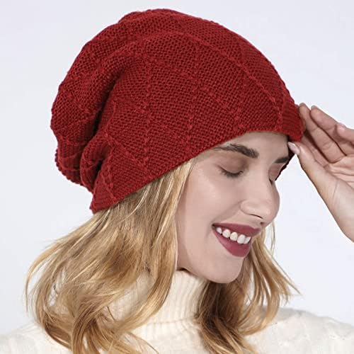 Менси зимски капини женски модели зимска топла игла за плетење капа од волнена капаче Сонце капа за плетење глава за маж зима