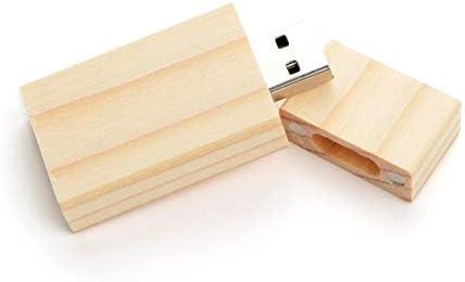 5 пакет правоаголник дрво 2.0/3.0 USB Flash Drive USB Disk Memory Stick со дрвени