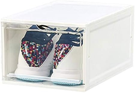 Кутија за чевли на Anncus 1PCS Транспарентна фиока за фиоки за прашина од пластични чевли кутија за складирање на контејнери за играчки за чевли