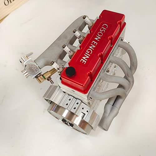 Lingxuinfo DIY склопен комплет за модел на мотори L4, Cison L4-175 17,5cc мини OHV Inline четири-цилиндри со четири-мозочен мозочен модел со