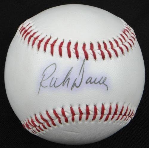 Рик Дауер потпиша бејзбол Канзас Сити Ројалс Тренер АР Коа - Автограм Бејзбол