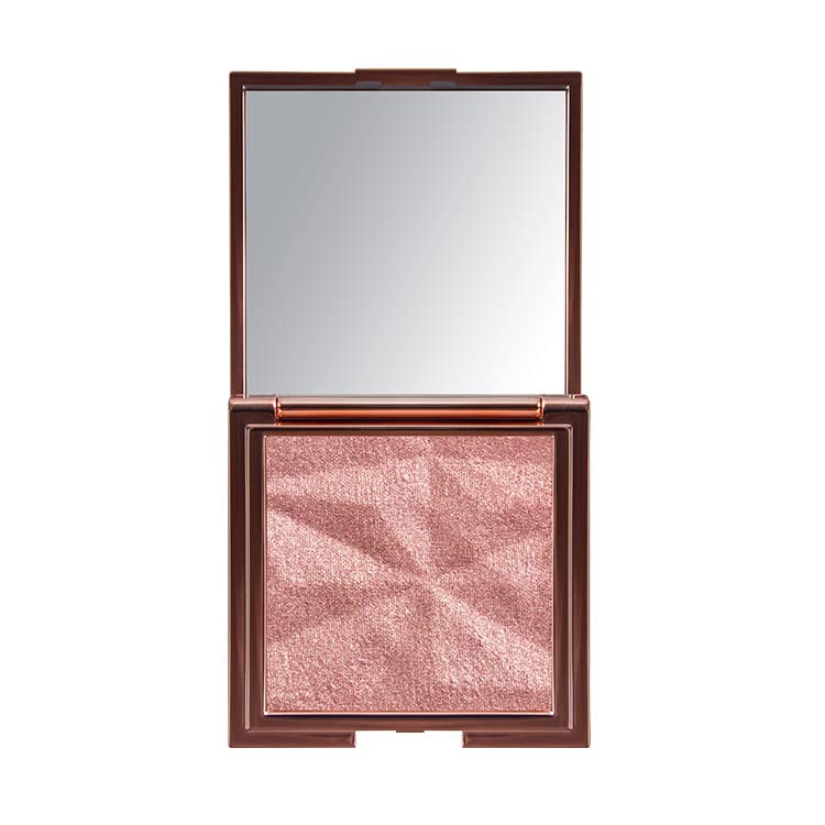 Glow Realer Highlighter Compact Contouring | Осветлување | Истакнување | Шимер | Розов зајдисонце сјај компактен со огледало