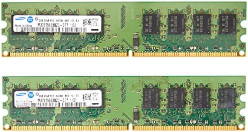 KOMPUTERBAY 4GB 2X 2GB DDR2 800MHz PC2-6300 PC2-6400 DDR2 800 DIMM Desktop меморија