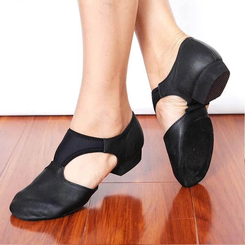 Czdyuf истегнат џез танцувачки чевли за жени балет џази танцувачки наставници за танцувачки патики од сандали со вежбање чевли за чевли