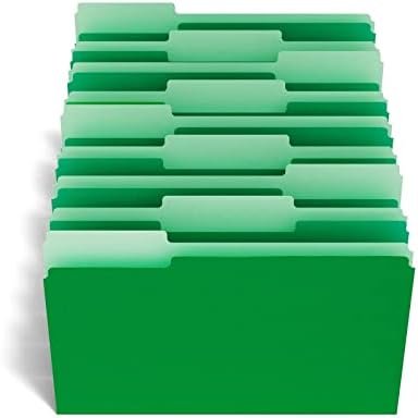 Обоени Папки Со Датотеки Со Врвни Јазичиња 3 Јазичиња Зелена Големина На Букви 100 Урнебесни Канцелариски Материјали Организатор