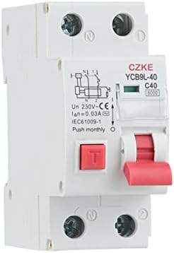 Tintag 230V 50/60 Hz RCBO MCB 30MA преостаната струја на струјно коло со над струја и заштита на истекување 6/10/16/20/20/32/40А
