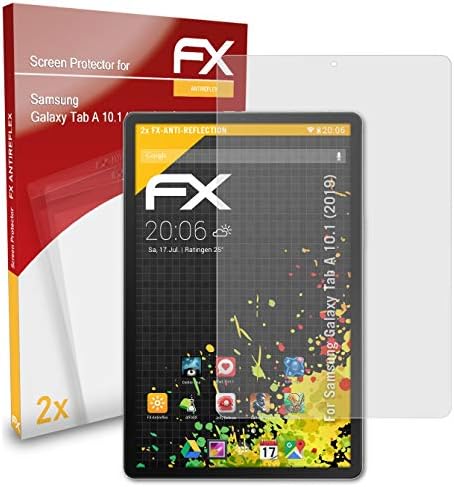 Заштитник на екранот Atfolix компатибилен со Samsung Galaxy Tab A 10.1 филм за заштита на екранот, анти-рефлективен и шок-апсорбирачки FX FX