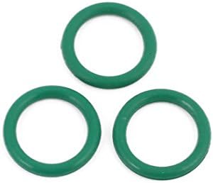 AEXIT 50pcs зелени заптивки и о-прстени 14мм x 1,9мм отпорност на топлина што не е отпорна на маслото NBR нитрилна гума О прстен О-прстени