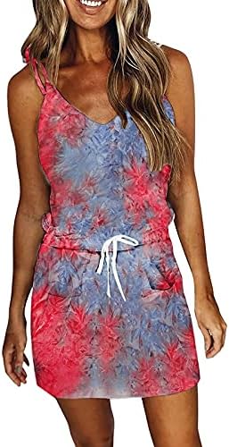 Fragarn долги летни фустани за жени 2023 година, женски плус големина лето-диерегуларна помраза на лебници за мини-тема за минија