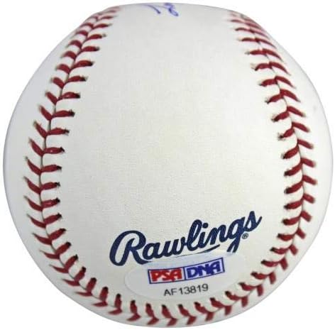Храбри Лери Вејн Чипер onesонс rуниор „HOF 18“ го потпиша ОМЛ Бејзбол ПСА AF13819 - Автограмски бејзбол