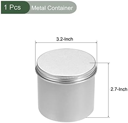 Јокиве 1 Еез Метален Контејнер, Лименки Од Алуминиумска Легура Со Горниот Капак На Завртката| Чувајте Го Местото Уредно, Одлично