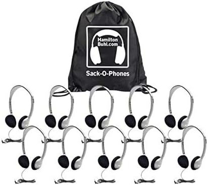 Хамилтон Бухл вреќа-о-телефони, лични слушалки од 10 ха2, перничиња за уво од пена во торба за носење