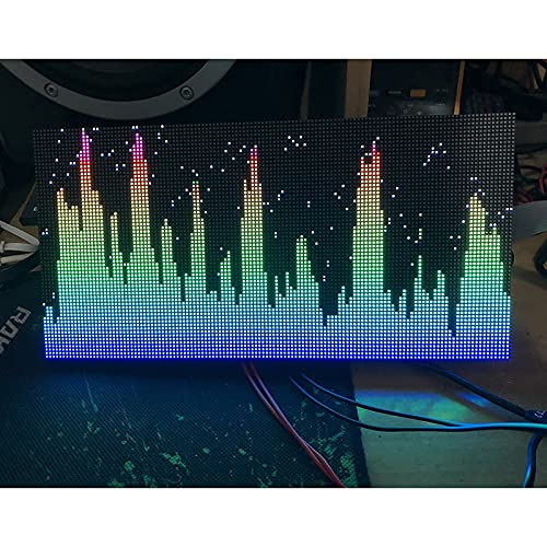 Anncus Professional Colution Color RGB Контрола на звук далечински управувач со музички спектар приказ KTV Rhythm Light 160 режим -