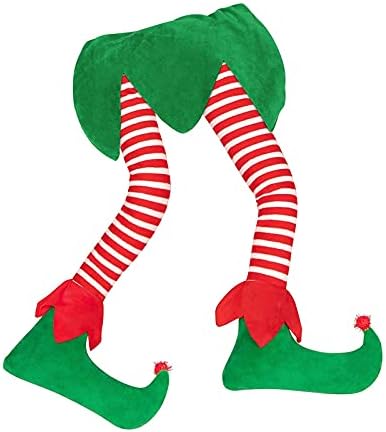 BRLP1B Плишани полнети нозе за Божиќна декорација Фланел новогодишна елка