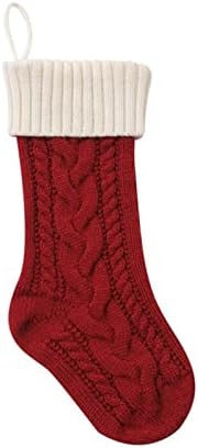 Божиќни украси Божиќни чорапи Подарок торба Детска бонбони затворен семеен празник забава Божиќ декор за плетење чорапи кристали автомобил