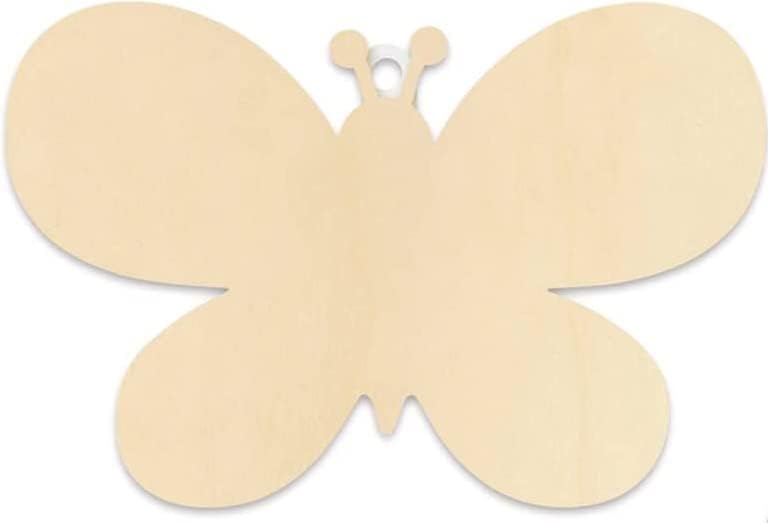 Пеперутка Во Облик На Мини Дрво Пресек Плакета Знак-8,5 х 5,75 Инчи