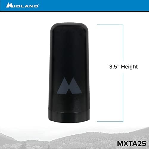 Мидленд-MXTA25 3db Добивка Дух Антена-3.5 Висок со 1.5 Основен Дијаметар-Низок Профил Со Nmo Врска