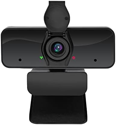 Xtreme Tech 1080p Веб Камера, Јасна И Остра Резолуција, Вграден Двоен Микрофон Со Намалување На Бучавата, Ротација Од 360, Капак За Приватност,