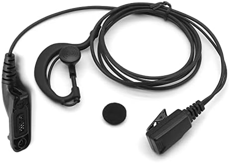 Клип за уши во стилот на gушан Г-стил PTT MIC слушалки компатибилни со Motorola Mototrbo Radio XPR6000 XPR6350 XPR6550 XPR7550
