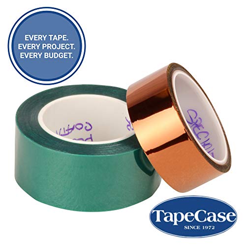 Tapecase TC830 7 x 72yd-Silver Silver Motalized Polyester/Acrylic Leadive Film Tape, дебелина од 0,002, 72 yd. Должина, 7 ширина, 1 ролна