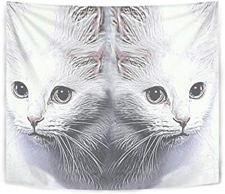 Таписерија за печатење на мачка со мачка со мачка