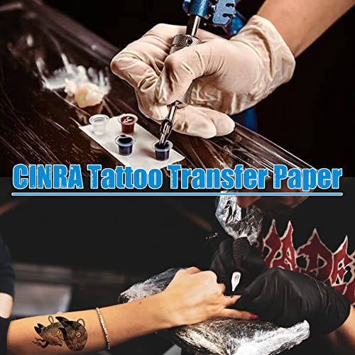 Хартија за трансфер на тетоважа со тетоважа, 10 чаршафи за тетоважа со тетоважа за трансфер на тетоважа тетоважа термичка матична хартија 4 слоеви