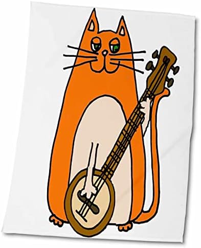 3Drose All Smiles Art Pets - Смешна кул портокалова мачка игра банџо цртан филм - крпи