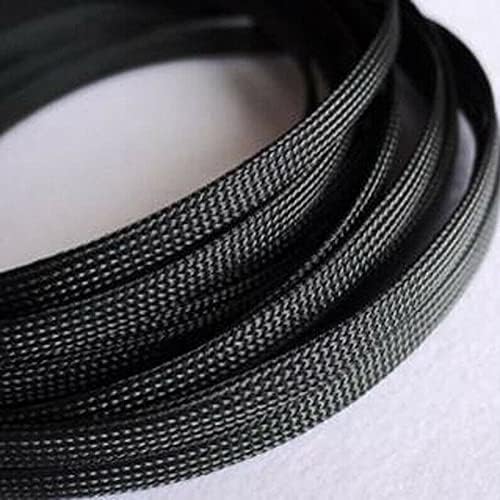 1-20м кабелски ракави 3-100мм црна змија од жица од мрежа за заштита на најлонско тесно милениче за проширување на изолацијата плетенка плетенки-плетенки
