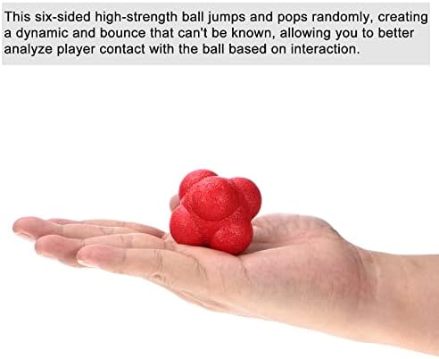 Патикил отскокнување топки за реакција, координација агилност на топката и брзина рефлексна игра за обука Спортска топка TPR високи тешкотии за