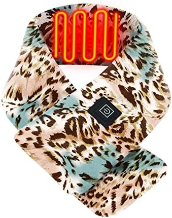 USB загреана шамија со 3 нивоа на греење, зимска USB полнење на шал за греење топла шал за мажи жени електрични обвивки за вратот
