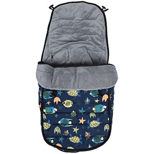 Кисангел Бебе автомобил за автомобил Зимски шетач торбичка за измет, универзална шетач за шетач за спиење топла торба за бензирање на новороденчиња