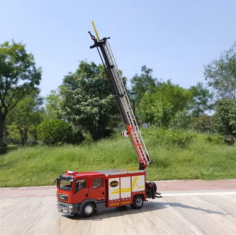 Jieda Fire For Man Inteact Fire Truce 1/43 Diecast камион претходно изграден модел