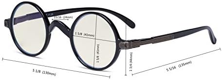 Очила Против Ув Тркалезни Очила За Читање Гроздобер Професор Овални Читатели
