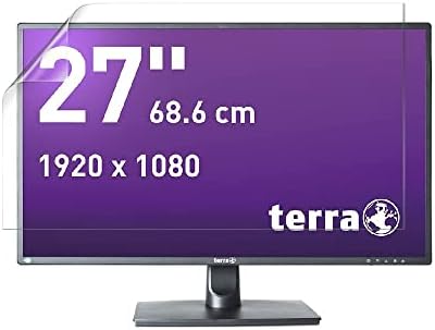 Целосна свила благ анти-сјај за заштита на екранот, компатибилен со Terra Monitor 27 2756W [Пакет од 2]