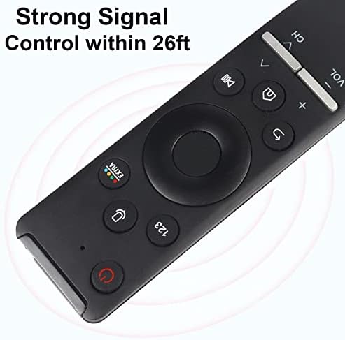 BN59-01292A BN5901292A Voice Remote Control Compatible with Samsung Smart TV RMCSPM1AP1 QN49Q6FAMF QN55Q7CAMF QN55Q65FMF QN55Q6FAMF QN55Q75FMF QN55Q7CAMFXZA Replacement Controller with Batteries