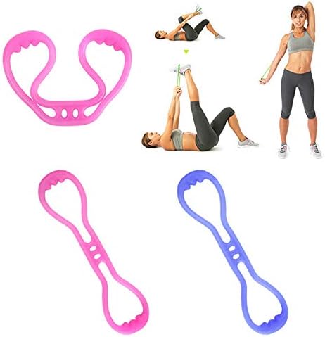 Luwsldirr 8 облик на еластична фитнес вежба јога за истегнување на јажето за отпорност на јаже