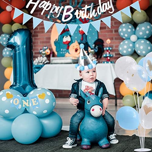 Valiclud 1 сет на роденденска забава банер балони за забави за забавување на wallидови поставени партиски снабдувања