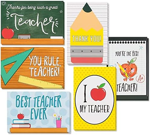 Картички за благодарност на наставниците за предучилишно, градинка и основно