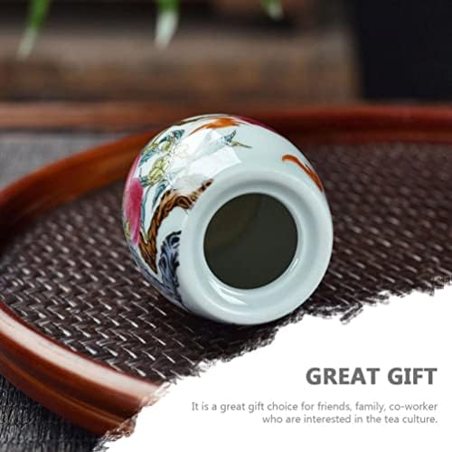 Upkoch гроздобер декор керамички декор керамички чајник држач за капаци чајник за покривање кинески стил за складирање на капакот