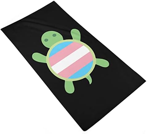 Трансродови знаме на желка микрофибер рачни крпи Супер апсорбирачки крпи Брзо суво миење на миењето