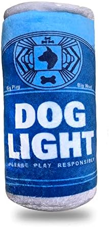 Bark Brews: Куче светло пискаво куче пиво кадифен игра играчка за џвакање