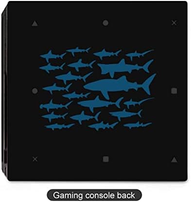 Ајкула Цветни Морски Риби Пвц Лепило Налепница Заштитник На Кожата Налепница ЗА PS4 Pro/PS4 Тенок Контролер
