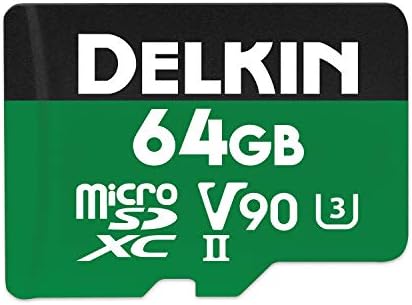 Delkin Уреди 64gb Моќ microSDXC UHS-II Мемориска Картичка