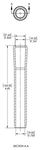 Ограничувачи на пластично црево ZHB60Q1. да одговара на црево OD .750 Должина 6,43 Hb-60, винил, да одговара на цревата OD .750 должина 6,43,