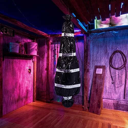 Декорации за Ноќта на вештерките мртви реквизити на жртва - застрашувачки лажен труп во торби Hallowmas Outdoor Prop Creenpy Hounted House Decor